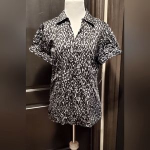 NWT Women's Apt 9 leopard blouse
